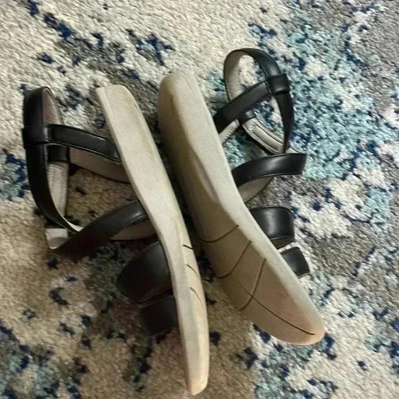 Clarks cloud stepper‘s soft cushion Velcro sandals, 8.5. - Picture 2 of 8